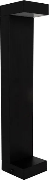 Balizador Led Alumínio Preto 7w 100° 3000k Ip65 Frankfurt