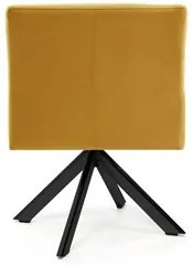 Kit 2 Poltronas Decorativas Giratórias Base Eiffel Preto Angel Veludo
