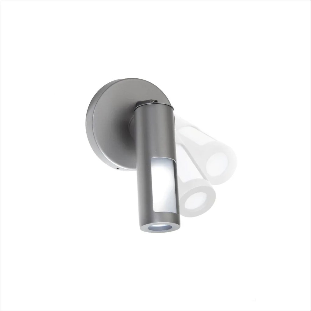 Arandela Pipeline 26X12,5X12,5Cm 01Xmr11 Metal Alumínio - Old Artisan... (ONIX)