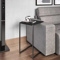 Mesa Lateral De Apoio 27820 Preto/Preto - Artesano