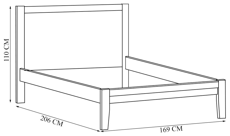 Cama Casal Decorativa Every Madeira 160CM Queen Size Freijó - G74 - Gran Belo
