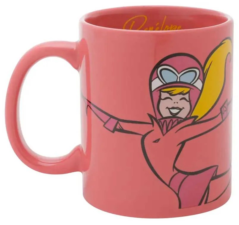 Caneca Porcelana Penelope Charmosa Better Life Pink
