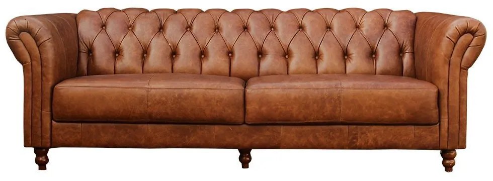 Sofá 2 Lugares Maggiore 180cm Couro Mel G58 - Gran Belo