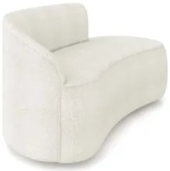 Sofá 2 Lugares 140cm Wendi e Poltrona Steve Boucle Off White I01 - Mp