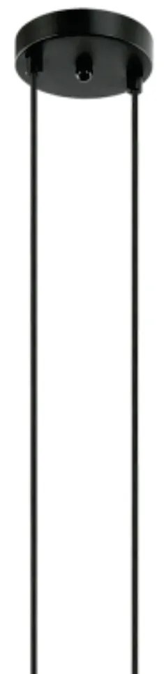 Pendente Abaporu Metal Preto E Vidro Fume 31X95X28Cm 6Xg9 | Bella Ilum... (Preto)