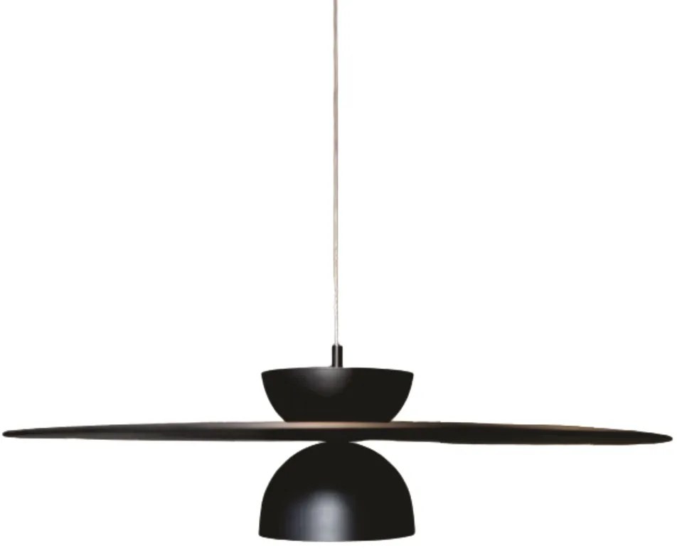 Pendente Bullet Clean Redondo Ø48X15Cm Disco Plano Alumínio 01Xmr11 -... (BRANCO)