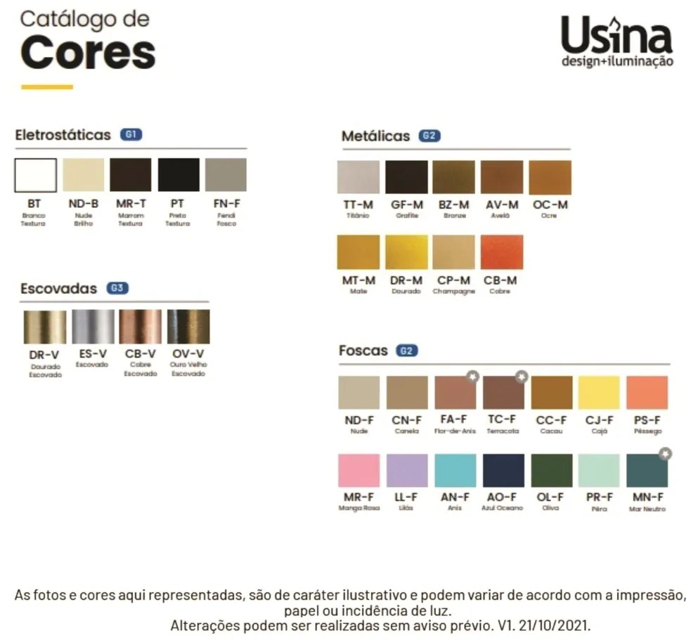 Abajur Ludo Ø15,5X39,6Cm 1Xg9 Alumínio E Globo Ø14Cm Fosco - Usina 251... (CB-V - Cobre Escovado Verniz)