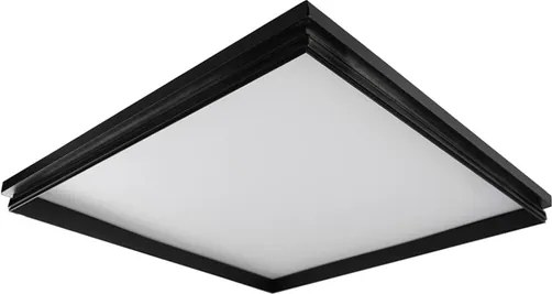 Plafon Led De Embutir Aluminio 37,8W 3000K Imo - PRETO