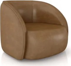 Sofá 3 Lugares Orgânico 288cm e Poltrona Zion Z32 Sintético Caramelo -