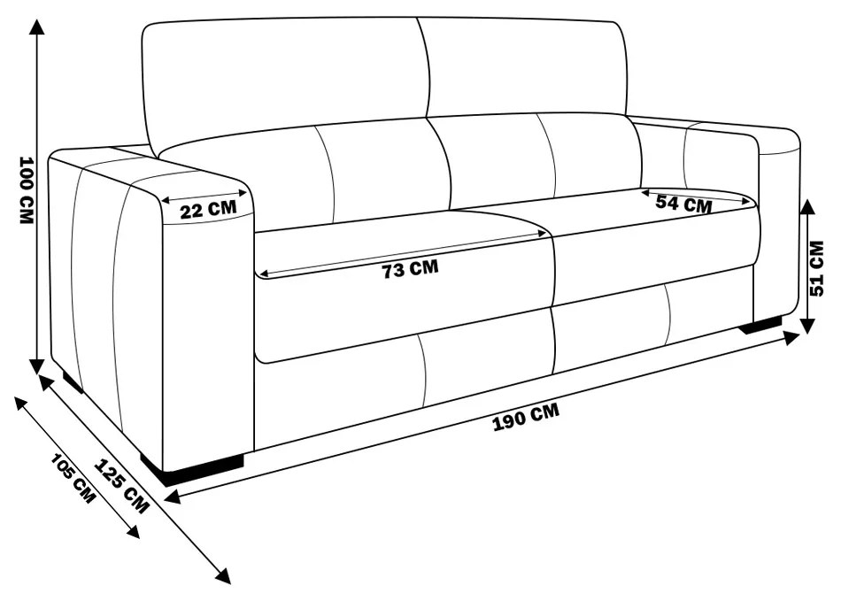 Sofá Reclinável Automático 190 cm Sala de Estar Rene Modern Couro Bordô G72 - Gran Belo