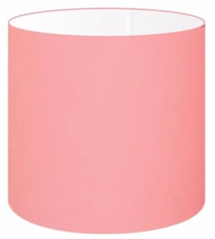 Cúpula Abajur Cilíndrica Cp-7005 Ø18x18cm Rosa Bebê