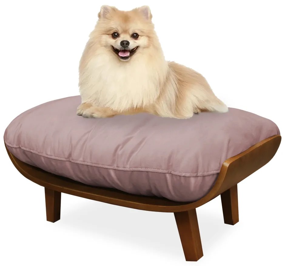 Cama Pet Costela para Cães e Gatos Almofadada Suede Crepe