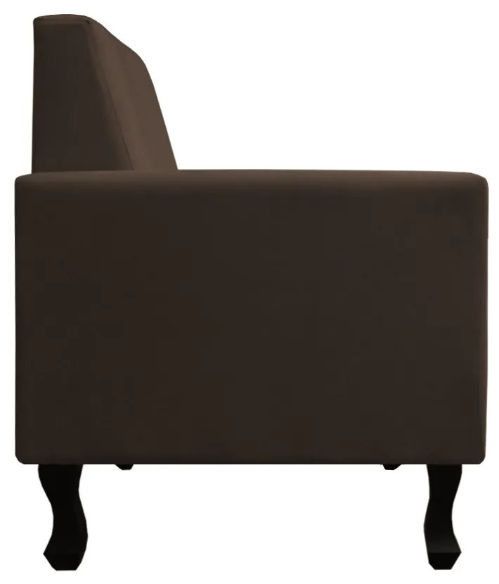 Poltrona Amamentação Sofia Suede Marrom