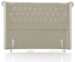 Cabeceira Cama Box Casal Queen 160cm Dust Z37 Veludo Bege - Mpozenato