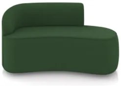 Sofá 2 Lugares Para Sala 140cm Orgânico Wendi Suede Verde I01 - Mpoze