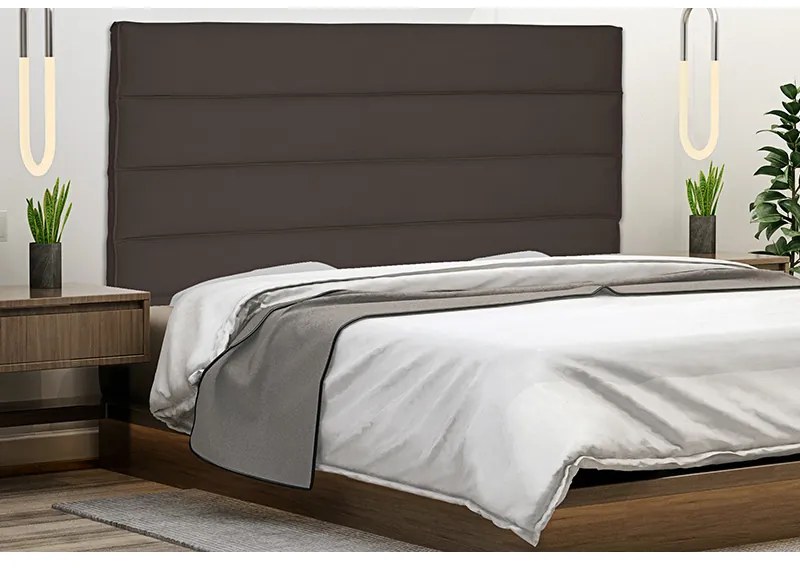 Cabeceira Cama Box Casal King 195cm La Italiana Suede Café - Sheep Estofados - Marrom