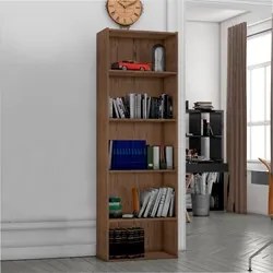 Kit 2 Estantes Livreiro 4 Prateleiras Luiza Castanho - AJL Móveis