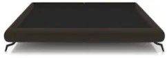 Cama Queen Base Box 158x198cm Pés de Ferro Cold Z37 Veludo Marrom - Mp