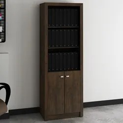 Armário Organizador para Home Office de 171,5 cm de Altura ME4110 Rúst