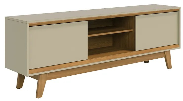 Rack TV 65 Pol 164cm Bancada para Sala Mylan Cumaru/Opala M20 - D'Rossi