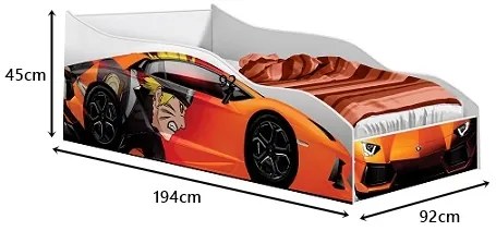 Cama Carro Solteiro Orange – Gabrielli Móveis