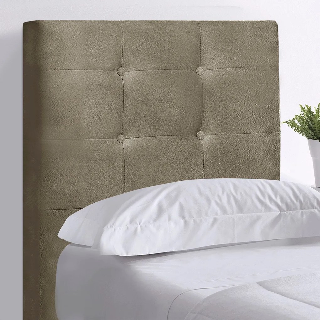 Cabeceira Solteiro Heloísa I02 90 cm Suede - ADJ Decor