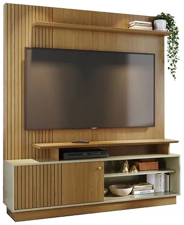 Home Theater Ares Cumaru/Opala - Madetec Móveis