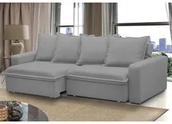 Sofá Retrátil Reclinável 3 Lugares 235cm Roma F05 Veludo Cinza - Mpoze