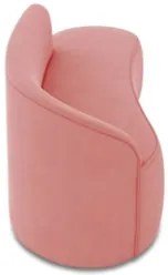 Sofá 3 Lugares Para Sala 180cm Orgânico Wendi Suede Rosê I01  - Mpozen