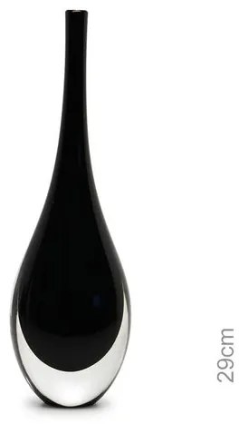 Gota Mini Alta Preta Murano Cristais Cadoro