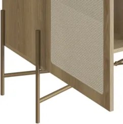 Balcão Aparador Buffet Cantinho do Café Pé Metal Arlo A10 Hanover/Dour