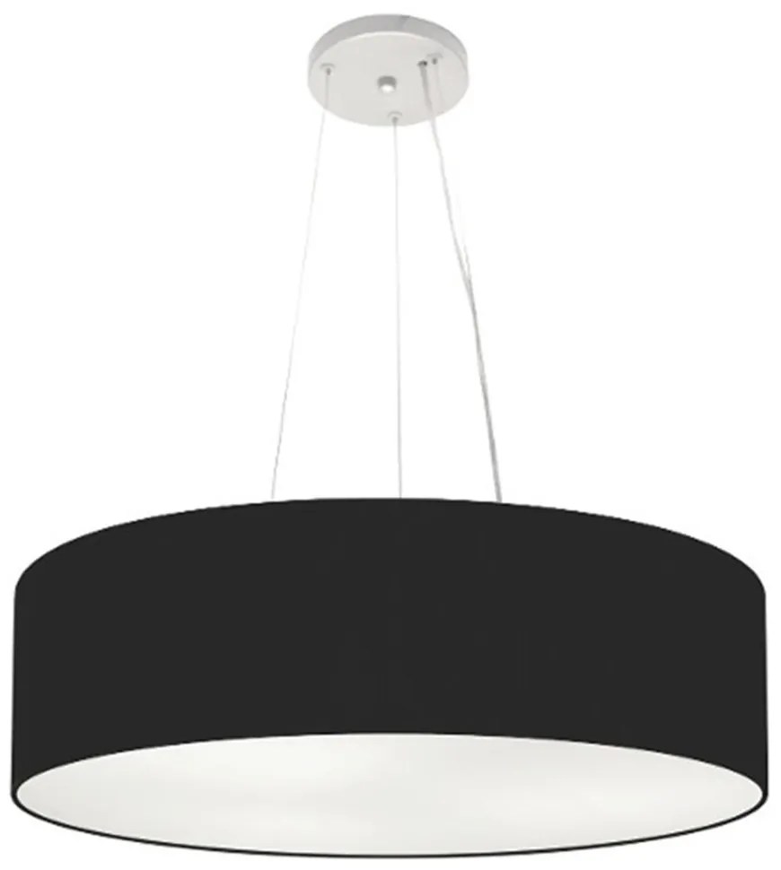 Lustre Luminária Pendente Cupula em Tecido MD-39803 - Bivolt - Para 3 Lâmpadas E27 - Lustres Vivare