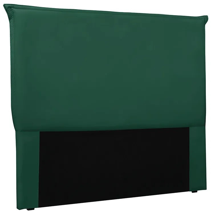 Cabeceira Cama Box Solteiro 90 cm Garden Veludo S04 - D'Rossi - Verde