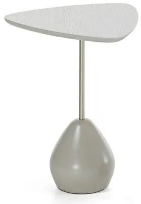 Mesa Auxiliar Charlotte Alta Off White Haste Champagne - 78918 Sun house