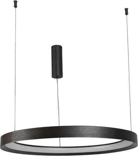 Pendente Led Metal Aluminio Grafite 36W 3000K Giro