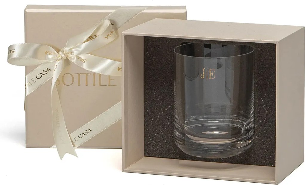 Copo de Cristal Mozart P/ Whisky On The Rocks 300ml c/ Caixa de Presente Incolor