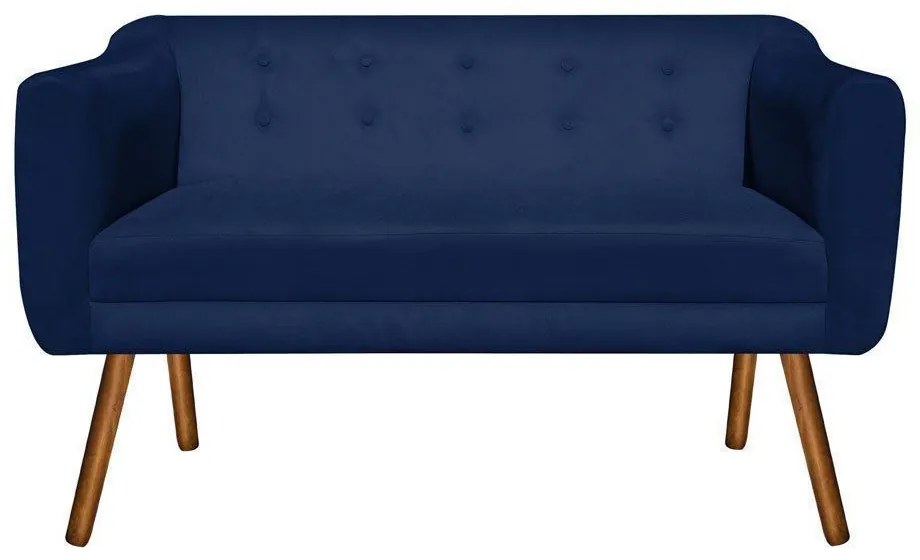 NAMORADEIRA JULIA 2 LUGARES SUEDE AZUL M