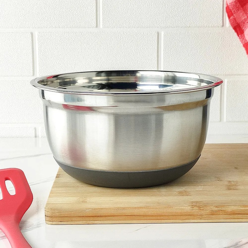 Bowl Inox Silicone Pequeno