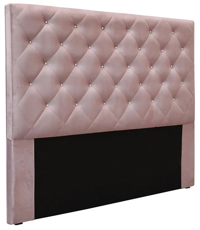 Cabeceira Cama Box King 195 cm Tania Veludo S04 - D'Rossi - Lilás