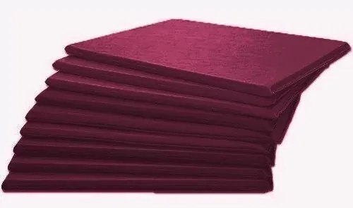 Kit 10 Colchonetes Academia, Espuma D33 Imperme�Vel 90 X 42 (Vermelho)