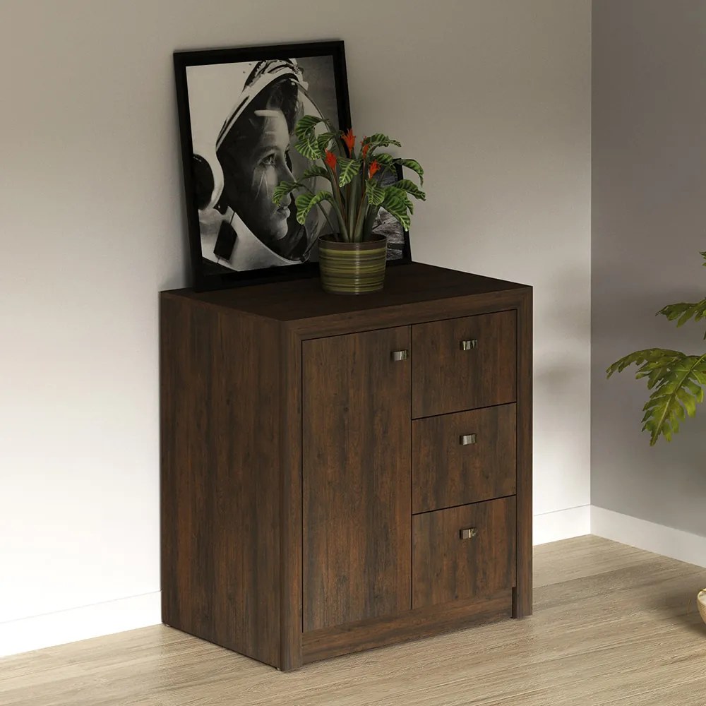 Balcão para Escritório Home Office ME4111 MDP Rustico G69 - Gran Belo