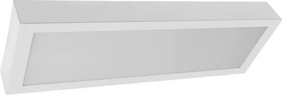 Plafon Led De Sobrepor Aluminio Branco 27W Valencia - LED BRANCO FRIO (6500K)