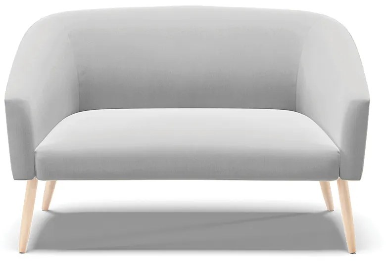 Namoradeira Stella Suede Pes Palito Natural D03 - D'Rossi - Cinza