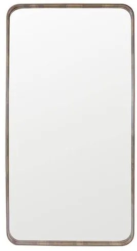 Espelho Manaus Retangular Prata Borda Cobre 135cm - 60285 Sun House
