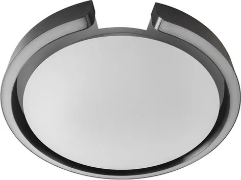 Plafon Led Sobrepor Dimerizavel Aco Titanio 17W 120 Tato