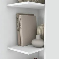 Sapateira 1 Porta com Espelho Duetto Branco - Henn