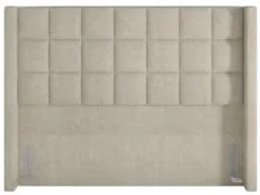 Cabeceira Cama Box Queen 160cm Pisa Z37 Boucle Cru - Mpozenato