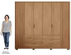 Guarda Roupa Casal 6 Portas Martin C01 Buriti - Mpozenato
