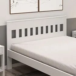 Cama de Casal CM8007 Branco - Tecno Mobili