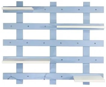 Estante Aérea Painel Organizador Ripado Premier Azul Woddyou
